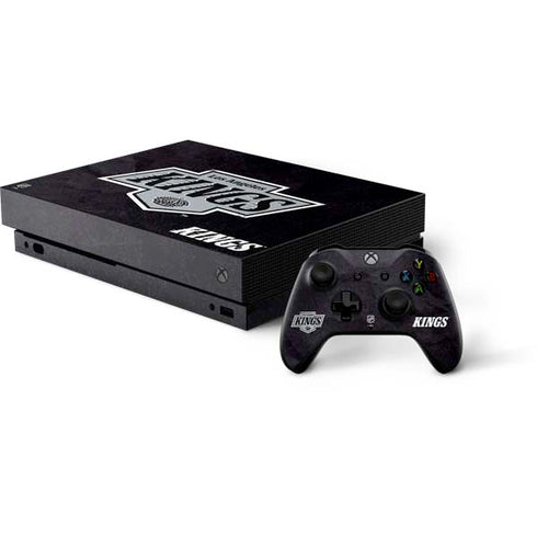 NHL Los Angeles Kings Distressed Xbox One X Bundle Skin