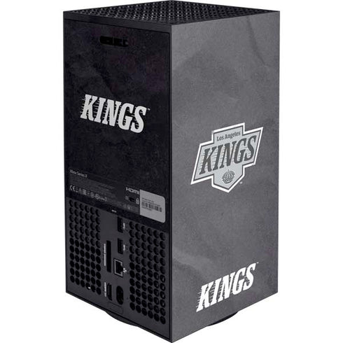 NHL Los Angeles Kings Distressed Xbox Series X Console Skin