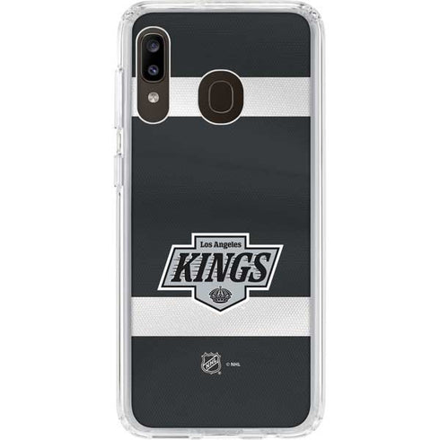 NHL Los Angeles Kings Jersey Galaxy A20 Clear Case