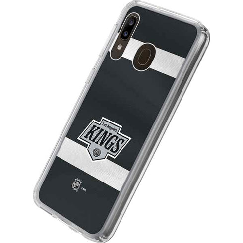 NHL Los Angeles Kings Jersey Galaxy A20 Clear Case
