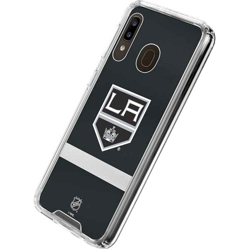 NHL Los Angeles Kings Jersey Galaxy A30 Clear Case