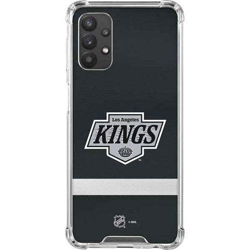 NHL Los Angeles Kings Jersey Galaxy A32 5G Clear Case
