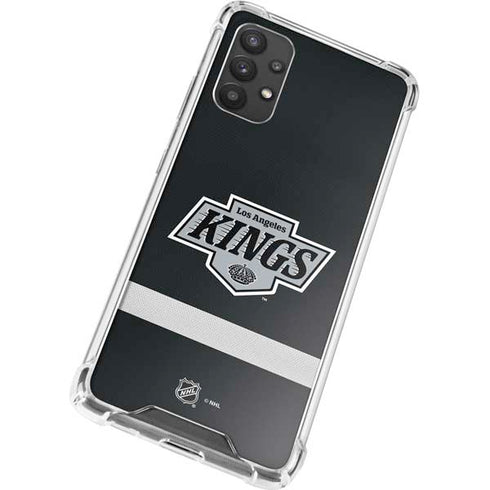 NHL Los Angeles Kings Jersey Galaxy A32 5G Clear Case