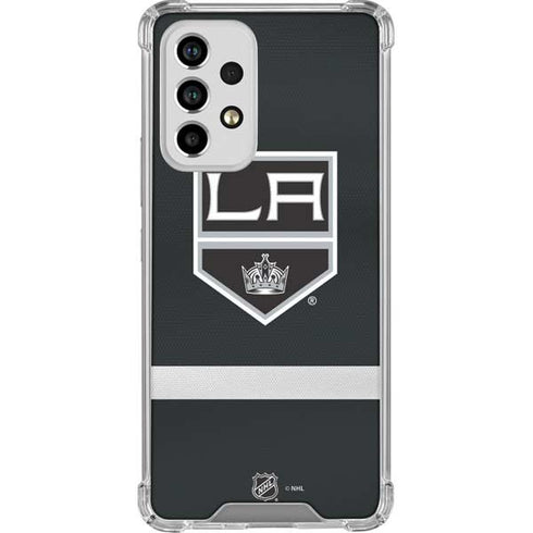 NHL Los Angeles Kings Jersey Galaxy A33 5G Clear Case
