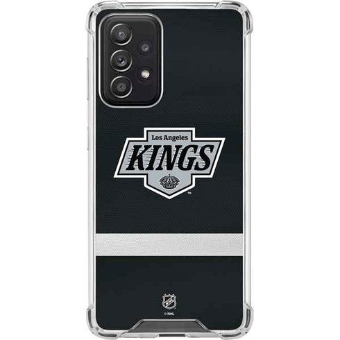 NHL Los Angeles Kings Jersey Galaxy A52 5G Clear Case