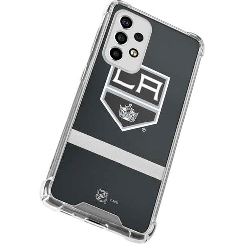 NHL Los Angeles Kings Jersey Galaxy A53 5G Clear Case