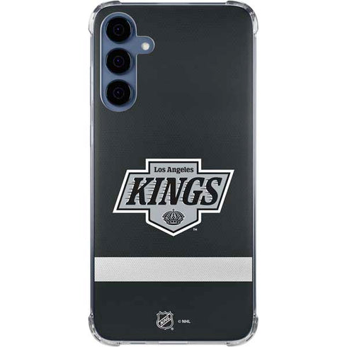 NHL Los Angeles Kings Jersey Galaxy A55 5G Clear Case