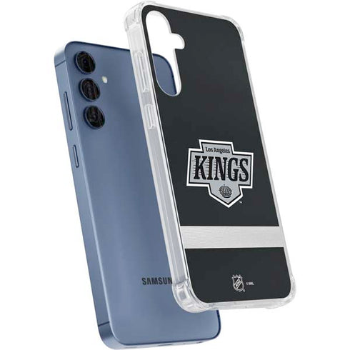 NHL Los Angeles Kings Jersey Galaxy A55 5G Clear Case