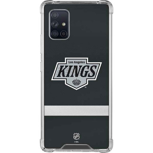 NHL Los Angeles Kings Jersey Galaxy A71 5G Clear Case
