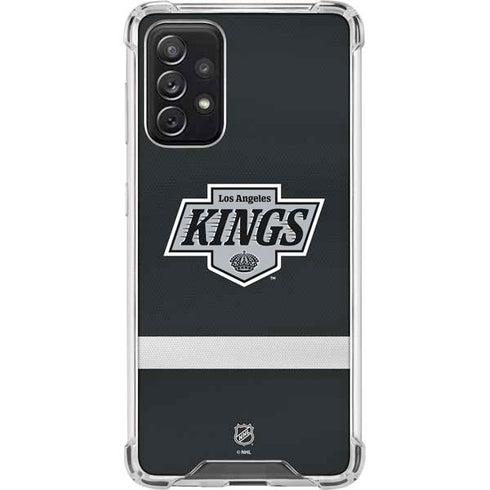 NHL Los Angeles Kings Jersey Galaxy A72 5G Clear Case
