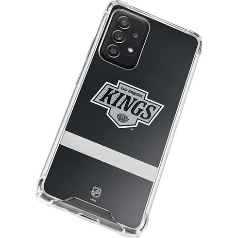 NHL Los Angeles Kings Jersey Galaxy A72 5G Clear Case