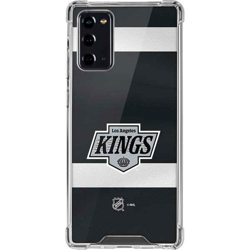 NHL Los Angeles Kings Jersey Galaxy Note20 5G Clear Case