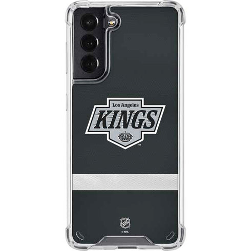 NHL Los Angeles Kings Jersey Galaxy S21 5G Clear Case
