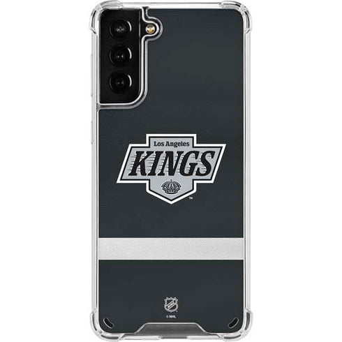 NHL Los Angeles Kings Jersey Galaxy S21 Plus 5G Clear Case