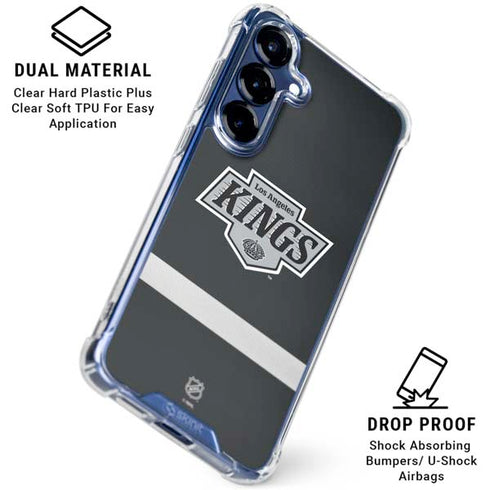 NHL Los Angeles Kings Jersey Galaxy S25 Clear Case