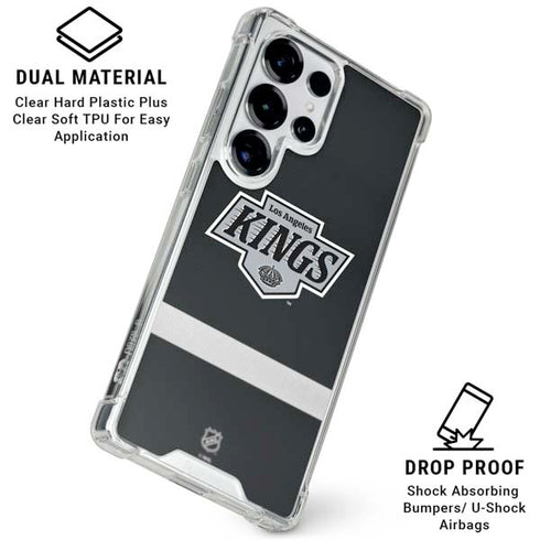 NHL Los Angeles Kings Jersey Galaxy S25 Ultra Clear Case