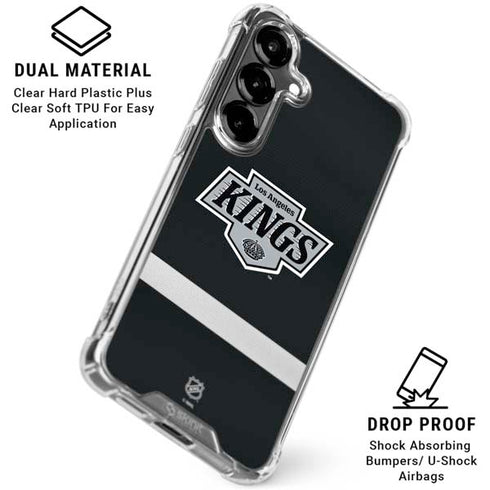 NHL Los Angeles Kings Jersey Galaxy S26 Plus Clear Case