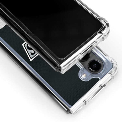 NHL Los Angeles Kings Jersey Galaxy Z Fold5 5G Clear Case