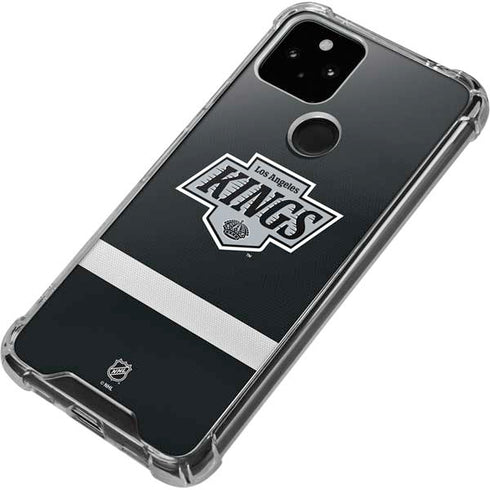 NHL Los Angeles Kings Jersey Google Pixel 5 Clear Case