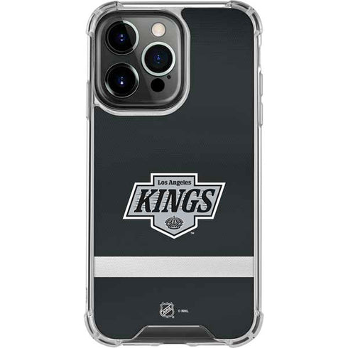 NHL Los Angeles Kings Jersey iPhone 14 Pro Clear Case