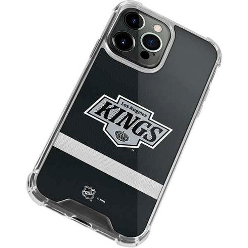 NHL Los Angeles Kings Jersey iPhone 14 Pro Max Clear Case