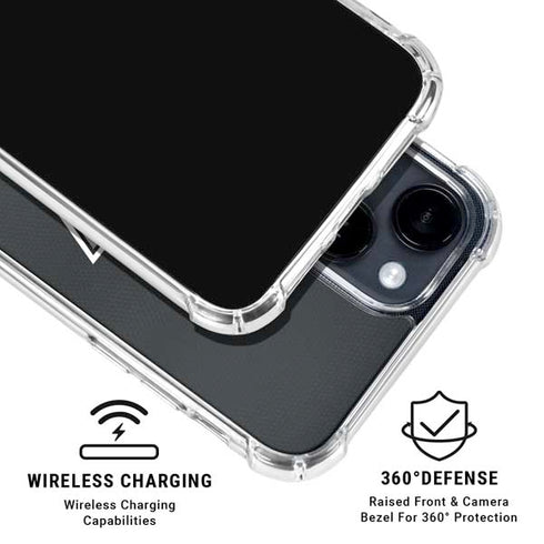 NHL Los Angeles Kings Jersey iPhone 15 Plus Clear Case