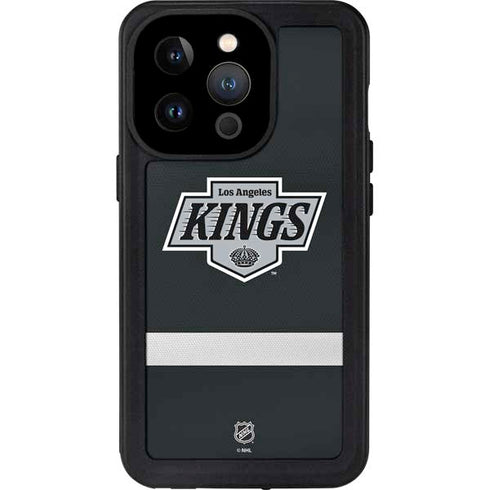 NHL Los Angeles Kings Jersey iPhone 15 Pro Waterproof Case