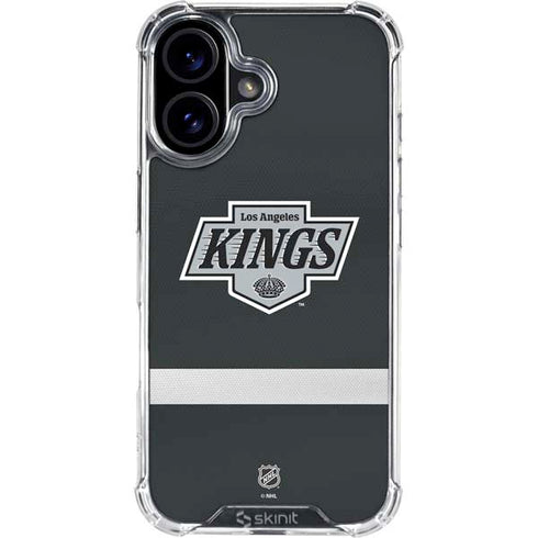 NHL Los Angeles Kings Jersey iPhone 16 Clear Case
