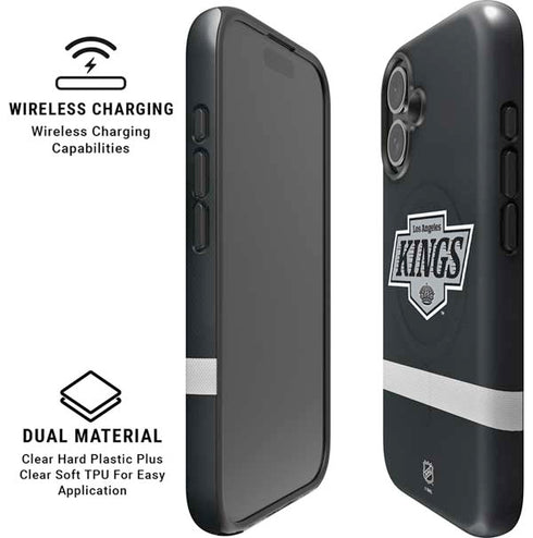 NHL Los Angeles Kings Jersey iPhone 16 Plus Magsafe Impact Case