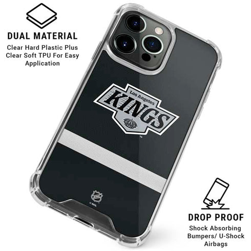 NHL Los Angeles Kings Jersey iPhone 16 Pro Max Clear Case