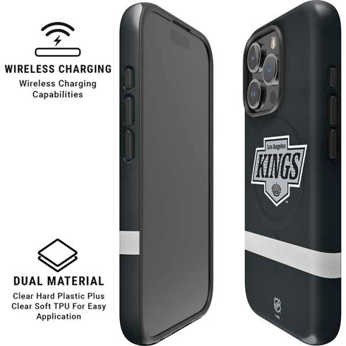 NHL Los Angeles Kings Jersey iPhone 16 Pro Max Magsafe Impact Case