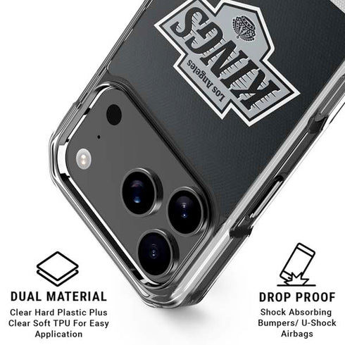 NHL Los Angeles Kings Jersey iPhone 17 Pro Clear Case