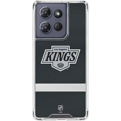 NHL Los Angeles Kings Jersey Moto G 5G (2025) Clear Case