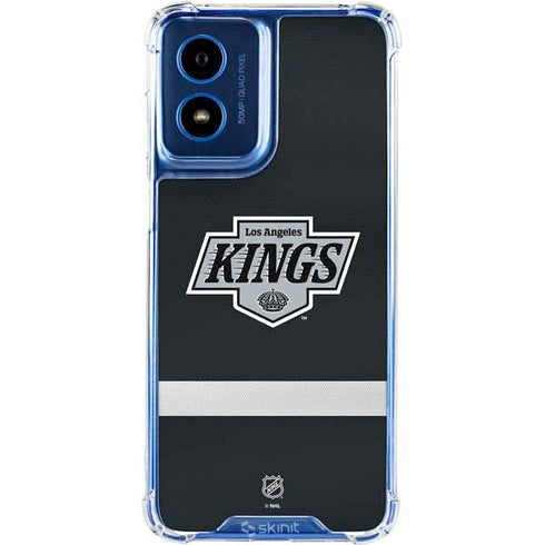 NHL Los Angeles Kings Jersey Moto G 5G (2024) Clear Case