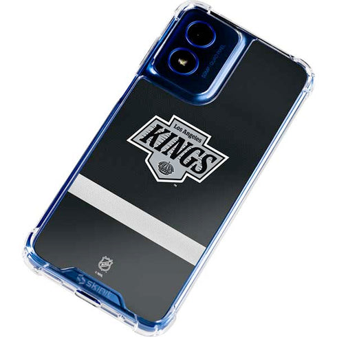 NHL Los Angeles Kings Jersey Moto G 5G (2024) Clear Case