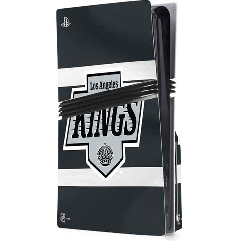 NHL Los Angeles Kings Jersey PS5 Pro Disk Console Skin