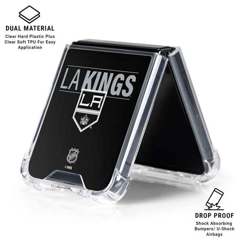 NHL Los Angeles Kings Lineup Galaxy Z Flip6 Clear Case