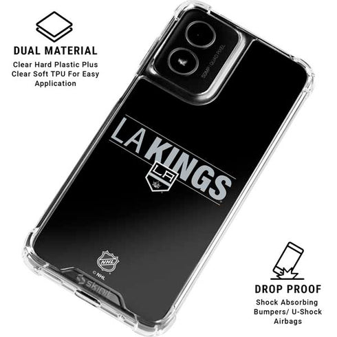NHL Los Angeles Kings Lineup Moto G Power 5G (2024) Clear Case