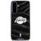 NBA Los Angeles Lakers Black Animal Print Galaxy A36 5G Clear Case