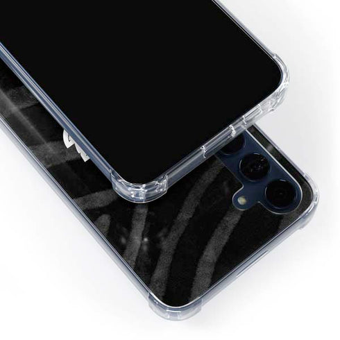 NBA Los Angeles Lakers Black Animal Print Galaxy A55 5G Clear Case
