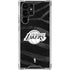 NBA Los Angeles Lakers Black Animal Print Galaxy S23 Ultra Clear Case