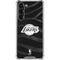NBA Los Angeles Lakers Black Animal Print Galaxy S24 FE Clear Case