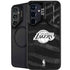 NBA Los Angeles Lakers Black Animal Print Galaxy S24 Kickstand Case