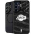 NBA Los Angeles Lakers Black Animal Print Galaxy S25 Plus Kickstand Case