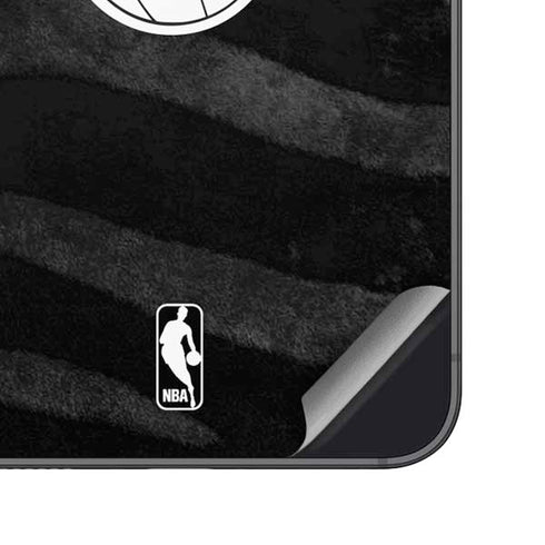 NBA Los Angeles Lakers Black Animal Print Galaxy S25 Plus Skin