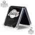 NBA Los Angeles Lakers Black Animal Print Galaxy Z Flip6 Clear Case