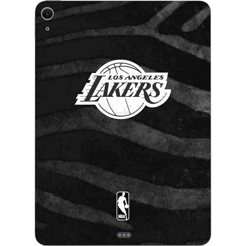 NBA Los Angeles Lakers Black Animal Print Apple iPad Air Skin