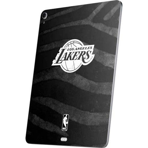 NBA Los Angeles Lakers Black Animal Print Apple iPad Air Skin