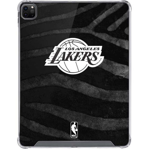 NBA Los Angeles Lakers Black Animal Print iPad Cases