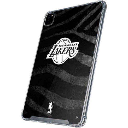 NBA Los Angeles Lakers Black Animal Print iPad Cases